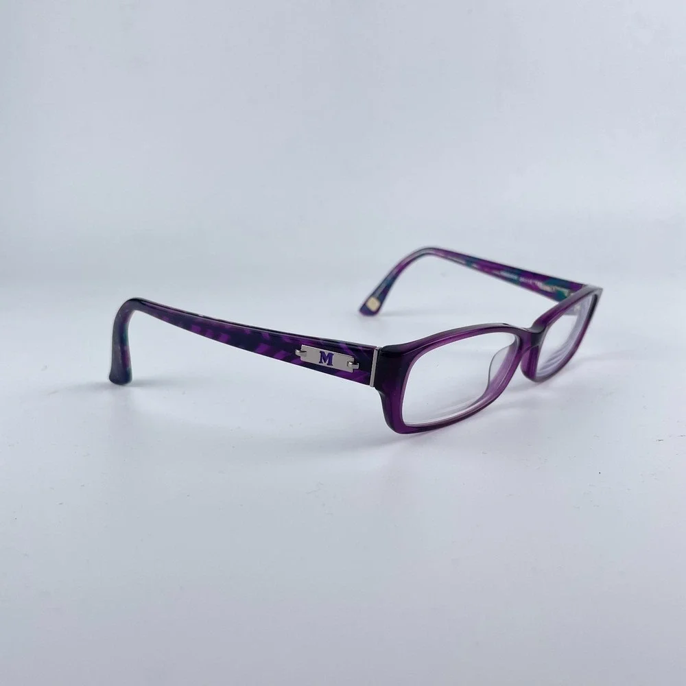 Missoni MM00606 Women's Eyeglasses Frame‎ Purple Plastic Full Rim 54-15-140 mm